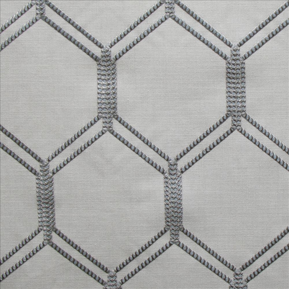 Burbank Seafoam  by Kasmir Fabric 1476 73% Cotton 27% Polyester  INDIA  </p><p>Repeat: Horizontal: 5 3/8 inches and Vertical: 9 4/8 inches 54  - Fabric Carolina -