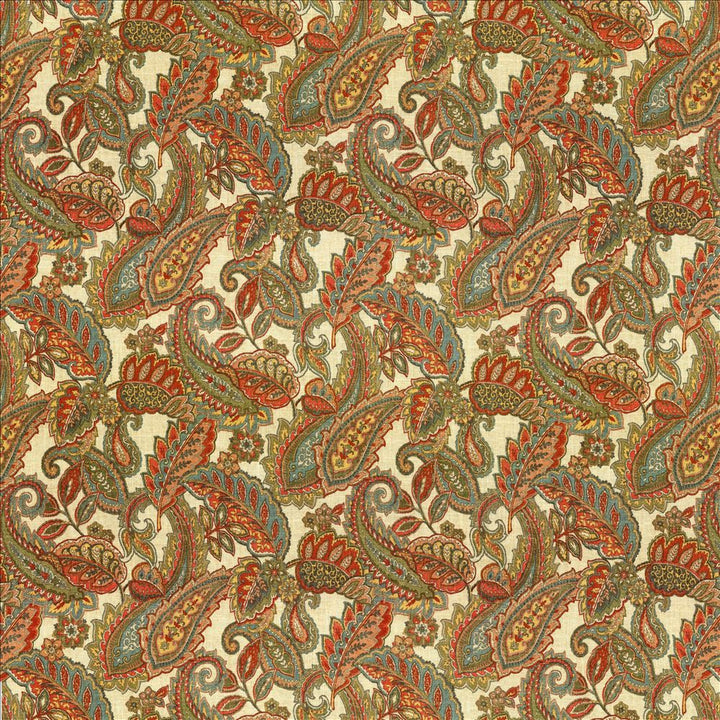Burmondsey Leaf Fiesta by Kasmir Fabric 5121 55% Linen
45% Viscose
 SOUTH KOREA 12,000 Wyzenbeek Double Rubs Horizontal: 27 inches and Vertical: 24 4/8 inches 54 - Fabric Carolina -