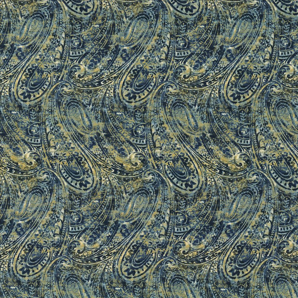 Burnished Motif Lapis by Kasmir Fabric 1463 55% Linen
45% Rayon
 SOUTH KOREA </p><p>Repeat: Horizontal: 13 4/8 inches and Vertical: 23 6/8 inches 54 - Fabric Carolina -
