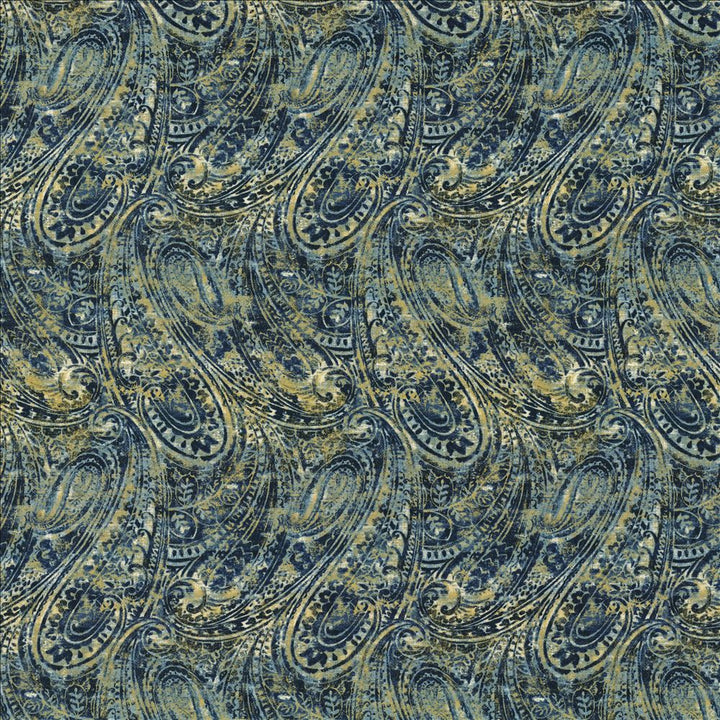 Burnished Motif Lapis by Kasmir Fabric 1463 55% Linen
45% Rayon
 SOUTH KOREA </p><p>Repeat: Horizontal: 13 4/8 inches and Vertical: 23 6/8 inches 54 - Fabric Carolina -