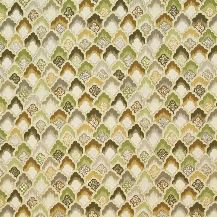 Burwick Grove Amber by Kasmir Fabric 1402 100% Cotton USA 15,000 Wyzenbeek Double Rubs Horizontal: 13 4/8 inches and Vertical: 12 5/8 inches 54 - Fabric Carolina -