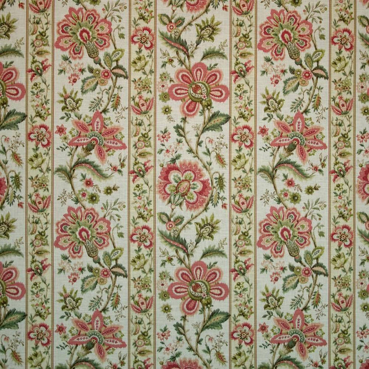 Burwick Manor Begonia by Kasmir Fabric 1402 55% Linen 45% Rayon USA 15,000 Wyzenbeek Double Rubs H: 27 inches, V:27 inches 54 - Fabric Carolina - Kasmir