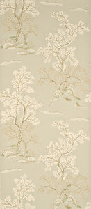 Oriental Tree Pale Aqua by G P & J Baker Wallcovering