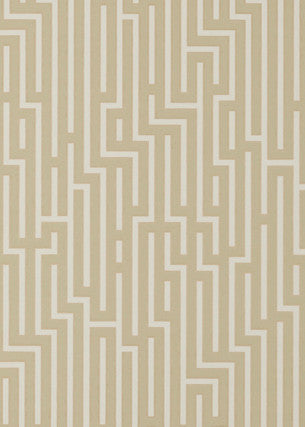 Fretwork Parchment by G P & J Baker Wallcovering