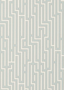 Fretwork Soft Blue by G P & J Baker Wallcovering