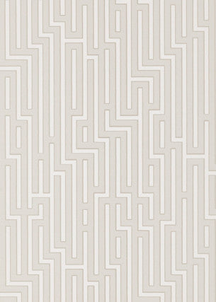 Fretwork Soft Grey by G P & J Baker Wallcovering