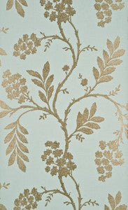 Oleander Aqua/Bronze by G P & J Baker Wallcovering