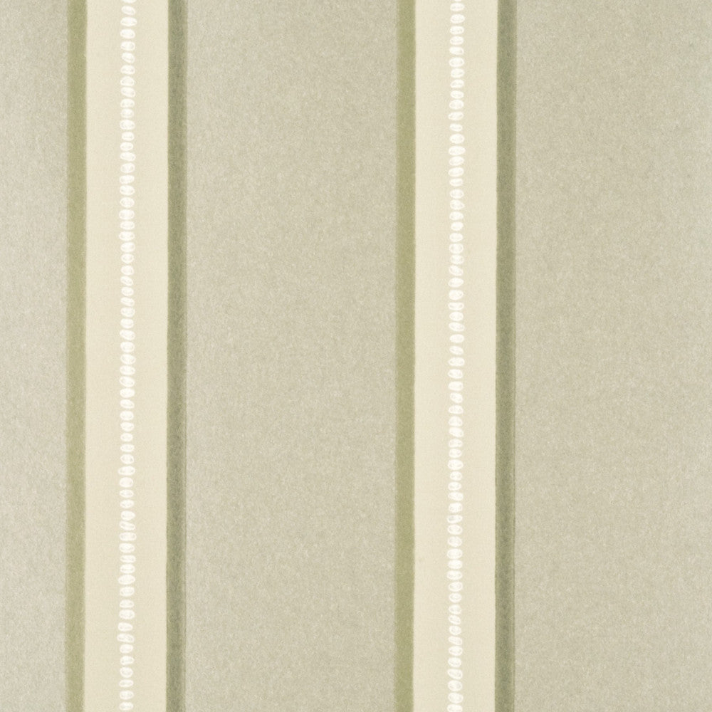 Crayford Stripe Silver/Linen by G P & J Baker Wallcovering