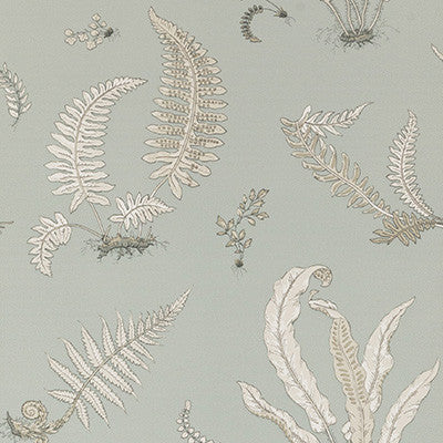 Ferns Soft Blue by G P & J Baker Wallcovering