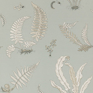 Ferns Soft Blue by G P & J Baker Wallcovering