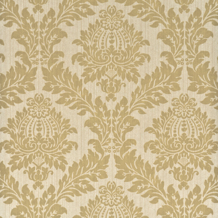 Lydford Damask Taupe by G P & J Baker Wallcovering