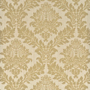 Lydford Damask Taupe by G P & J Baker Wallcovering