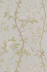 Peony & Blossom Ivory/Willow by G P & J Baker Wallcovering
