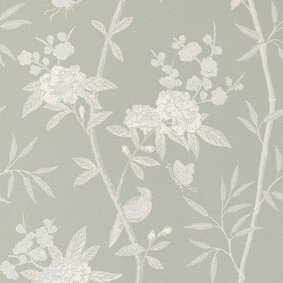 Peony & Blossom Soft Blue by G P & J Baker Wallcovering