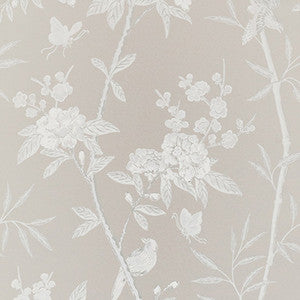 Peony & Blossom Soft Grey by G P & J Baker Wallcovering