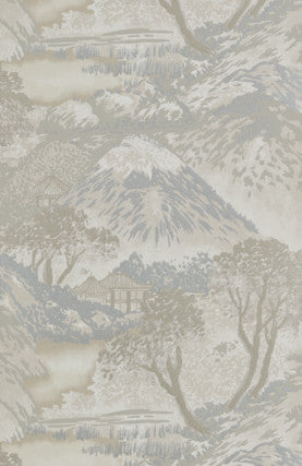 Edo Ivory/Silver by G P & J Baker Wallcovering