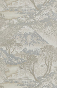 Edo Ivory/Silver by G P & J Baker Wallcovering