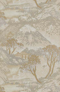 Edo Stone/Bronze by G P & J Baker Wallcovering