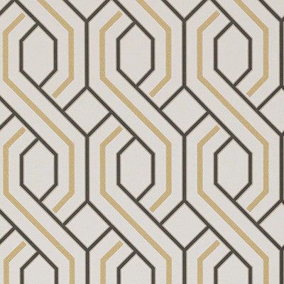 Parterre Charcoal/Bronze by G P & J Baker Wallcovering