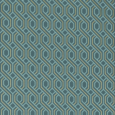 Boxwood Trellis Indigo by G P & J Baker Wallcovering