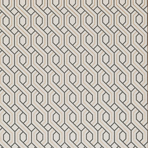 Boxwood Trellis Charcoal/Bronze by G P & J Baker Wallcovering
