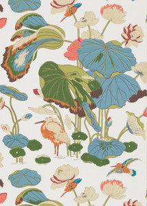 Nympheus Multi by G P & J Baker Wallcovering