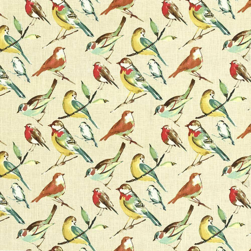 Bye Bye Birdie Meadow by Kasmir Fabric 5062 55% Linen 45% Rayon USA 9,000 Wyzenbeek Double Rubs H: 27 inches, V:25 2/8 inches 54 - Fabric Carolina - Kasmir