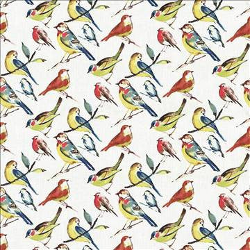 Bye Bye Birdie Summer by Kasmir Fabric 5063 55% Linen 45% Rayon USA 9,000 Wyzenbeek Double Rubs H: 27 inches, V: 25 2/8 inches 54 - Fabric Carolina - Kasmir