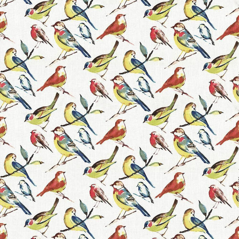 Bye Bye Birdie Summer by Kasmir Fabric 5063 55% Linen 45% Rayon USA 9,000 Wyzenbeek Double Rubs H: 27 inches, V:25 2/8 inches 54 - Fabric Carolina - Kasmir
