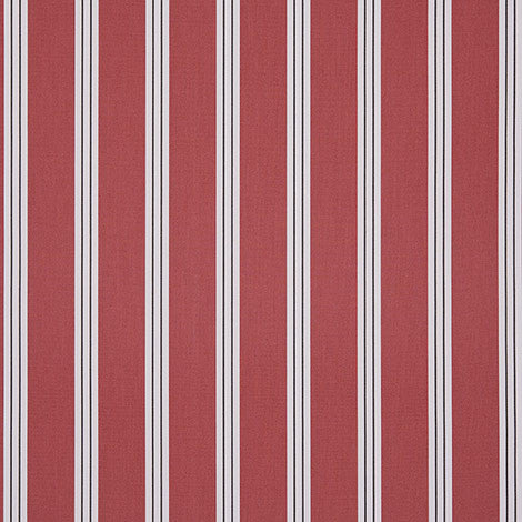 7124 Pompadour Red / White / Black by Sunbrella Fabric Dickson North American Collection - Stripes 100% Solution Dyed Acrylic USA or Imported 10-Year Horizontal: and Vertical: 47 in. - Fabric Carolina -
