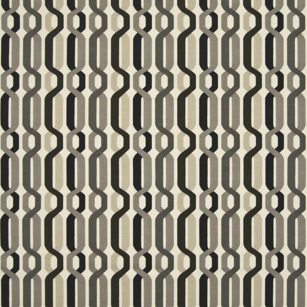 Cabana Trellis Caviar by Kasmir Fabric 1386 100% Cotton
 USA 15,000 Wyzenbeek Double Rubs Horizontal: 6 6/8 inches and Vertical: 6 3/8 inches 54 - Fabric Carolina -