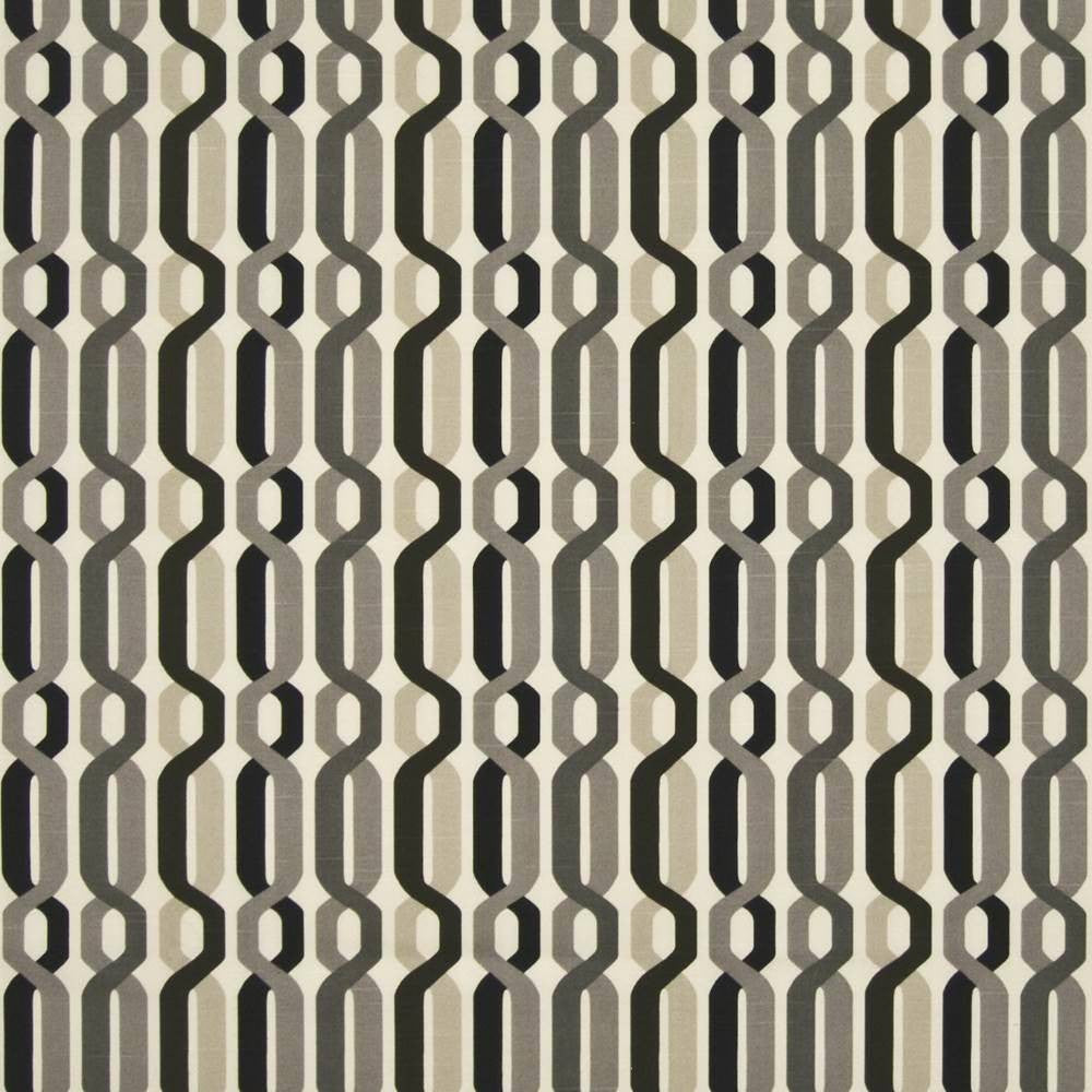 Cabana Trellis Caviar by Kasmir Fabric 1386 100% Cotton USA 15,000 Wyzenbeek Double Rubs H: 6 6/8 inches, V:6 3/8 inches 54 - Fabric Carolina - Kasmir
