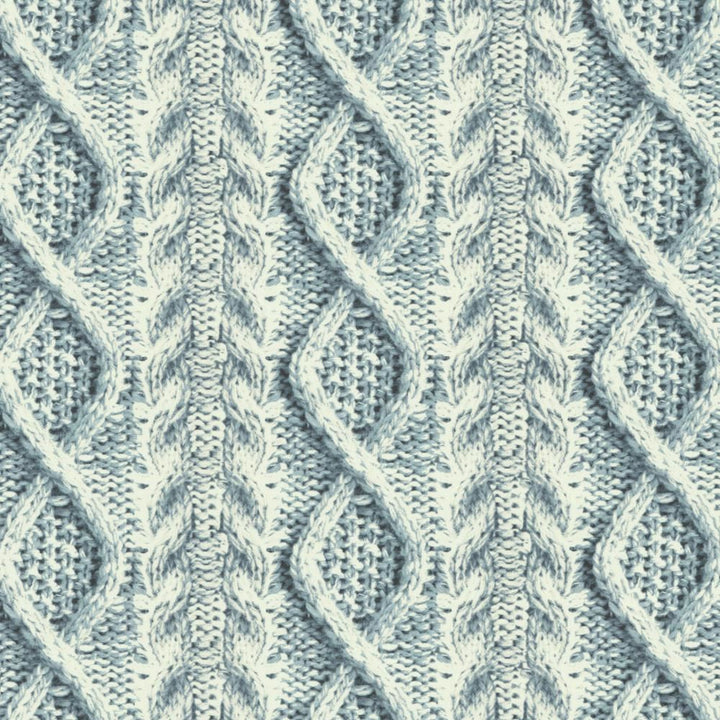 Cable Knit Indigo by Kasmir Fabric 1458 100% Cotton
 CHINA </p><p>Repeat: Horizontal: 7 inches and Vertical: 4 2/8 inches 57 - Fabric Carolina -