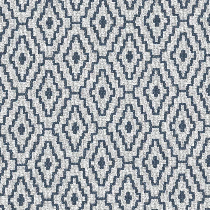 Cabruna Blue by Kasmir Fabric 5115 66% Polyester 34% Cotton INDIA 50,000 Wyzenbeek Double Rubs H: 4 4/8 inches, V:5 4/8 inches 54 - Fabric Carolina - Kasmir