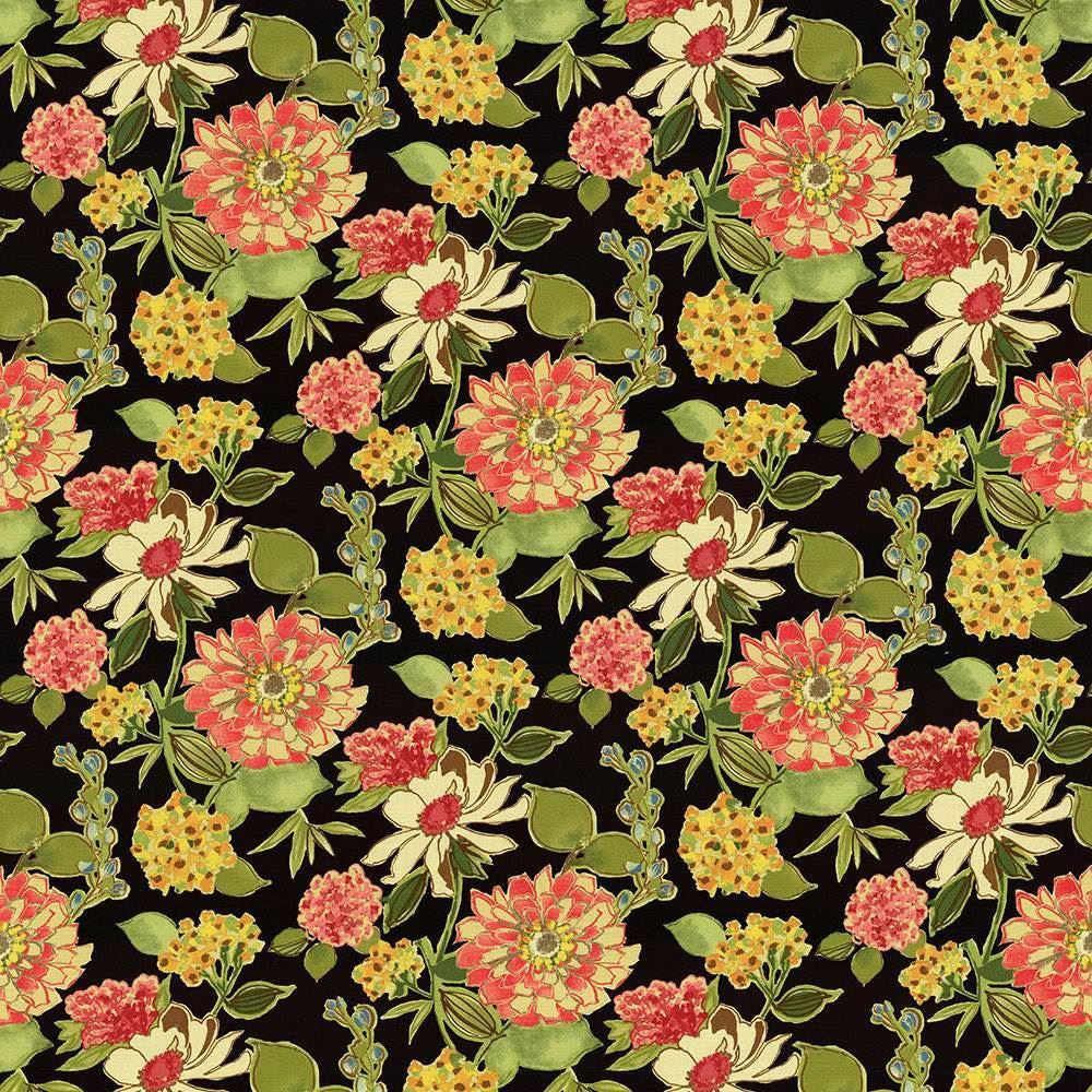 Cacherel Noir by Kasmir Fabric 5062 100% Cotton
 PAKISTAN 15,000 Wyzenbeek Double Rubs </p><p>Repeat: Horizontal: 27 inches and Vertical: 27 inches 54 - Fabric Carolina -