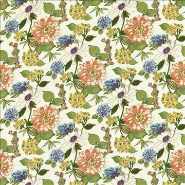 Cacherel Sherbert by Kasmir Fabric 5063 100% Cotton PAKISTAN 15,000 Wyzenbeek Double Rubs H: 27 inches, V: 27 inches 54 - 55 - Fabric Carolina - Kasmir