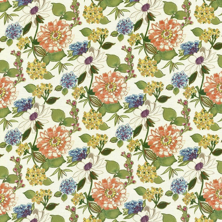 Cacherel Sherbert by Kasmir Fabric 5063 100% Cotton PAKISTAN 15,000 Wyzenbeek Double Rubs H: 27 inches, V:27 inches 54 - 55 - Fabric Carolina - Kasmir