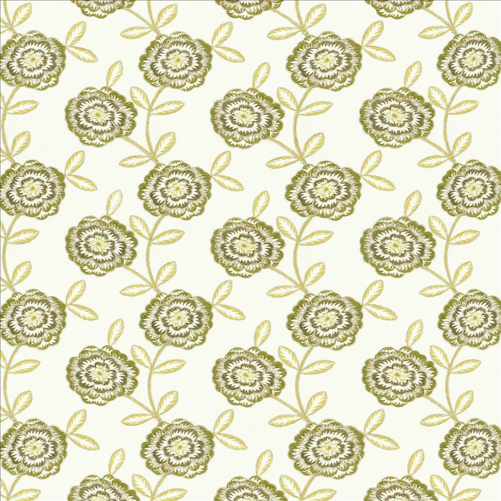 Caden Greenery by Kasmir Fabric 5156 50% Cotton
50% Polyester
 INDIA </p><p>Repeat: Horizontal: 8 4/8 inches and Vertical: 9 2/8 inches 54 - Fabric Carolina -