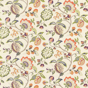 Cadence Floral Clotted Cream by Kasmir Fabric