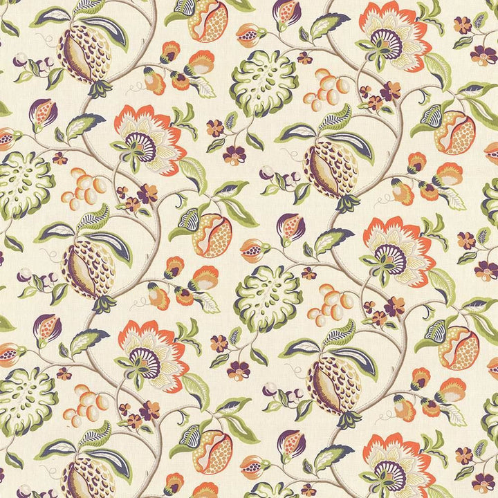 Cadence Floral Clotted Cream by Kasmir Fabric 1418 100% Linen
 CHINA 15,000 Wyzenbeek Double Rubs </p><p>Repeat: Horizontal: 54 inches and Vertical: 25 2/8 inches 54 - Fabric Carolina -