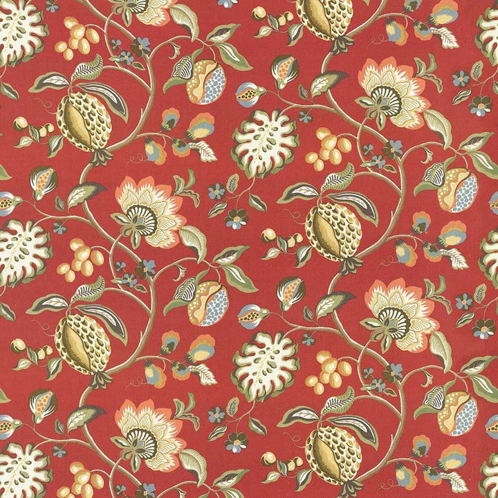 Cadence Floral Scarlet by Kasmir Fabric 1417 100% Linen
 CHINA </p><p>Repeat: Horizontal: 54 inches and Vertical: 25 2/8 inches 54 - Fabric Carolina -