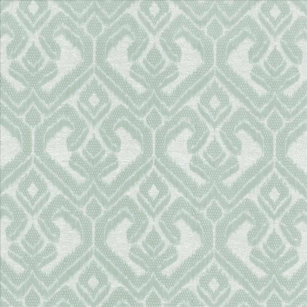 Calisi Aqua by Kasmir Fabric 5114 66% Polyester
34% Cotton
 INDIA </p><p>Repeat: Horizontal: 6 6/8 inches and Vertical: 9 2/8 inches 54 - Fabric Carolina -