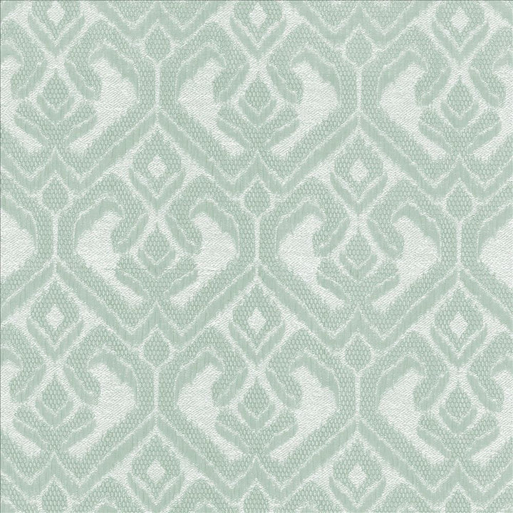 Calisi Aqua by Kasmir Fabric 5114 66% Polyester
34% Cotton
 INDIA </p><p>Repeat: Horizontal: 6 6/8 inches and Vertical: 9 2/8 inches 54 - Fabric Carolina -
