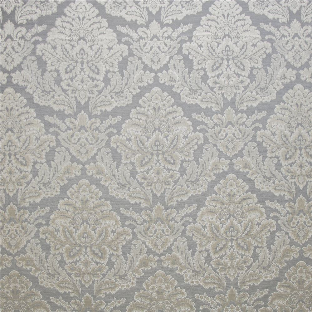 Callie Silver by Kasmir Fabric 5141 67% Polyester
33% Cotton
 INDIA 50,000 Wyzenbeek Double Rubs </p><p>Repeat: Horizontal: 13 6/8 inches and Vertical: 17 4/8 inches 55 - Fabric Carolina -
