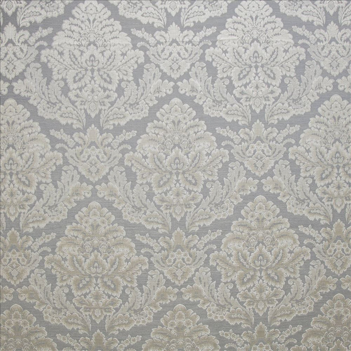 Callie Silver by Kasmir Fabric 5141 67% Polyester
33% Cotton
 INDIA 50,000 Wyzenbeek Double Rubs </p><p>Repeat: Horizontal: 13 6/8 inches and Vertical: 17 4/8 inches 55 - Fabric Carolina -
