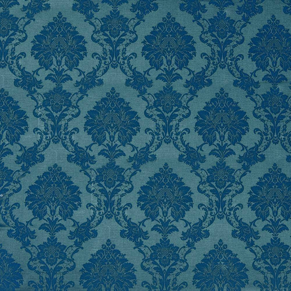 Camden Court Cerulean by Kasmir Fabric 1382 58% Cotton 42% Polyester TAIWAN 30,000 Wyzenbeek Double Rubs H: 13 4/8 inches, V:19 1/8 inches 54 - 55 - Fabric Carolina - Kasmir