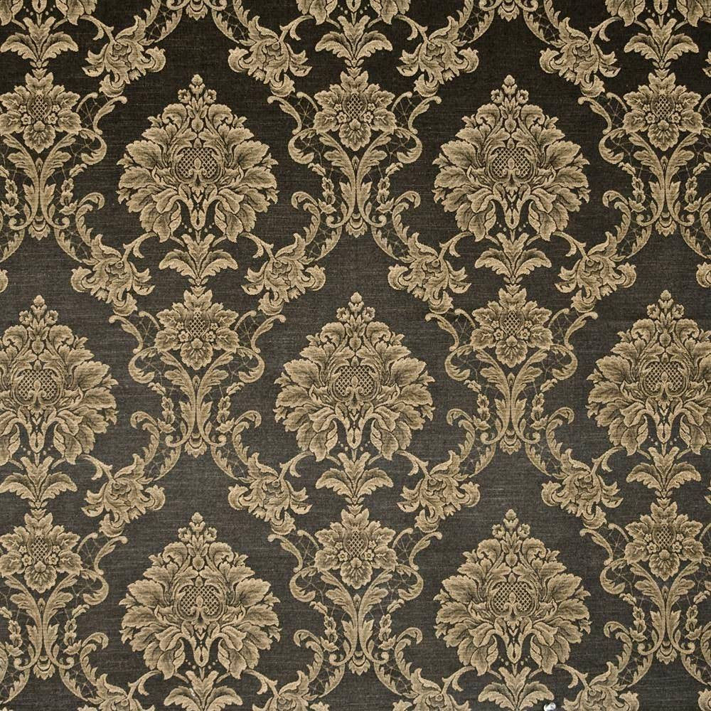 Camden Court Espresso by Kasmir Fabric 1382 58% Cotton 42% Polyester TAIWAN 30,000 Wyzenbeek Double Rubs H: 13 4/8 inches, V:19 1/8 inches 54 - 55 - Fabric Carolina - Kasmir