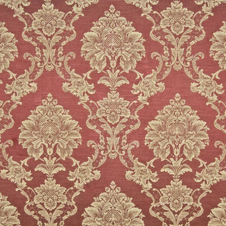 Camden Court Red by Kasmir Fabric 1382 58% Cotton 42% Polyester TAIWAN 30,000 Wyzenbeek Double Rubs H: 13 4/8 inches, V:19 1/8 inches 54 - 55 - Fabric Carolina - Kasmir