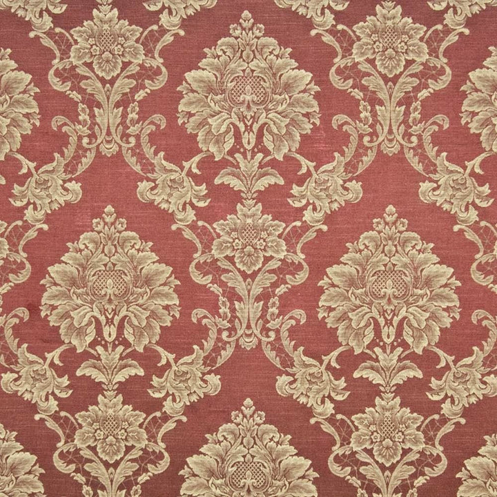 Camden Court Red  by Kasmir Fabric See sample 58% Cotton
42% Polyester
 TAIWAN 30,000 Wyzenbeek Double Rubs </p><p>Repeat: Horizontal: 13 4/8 inches and Vertical: 19 1/8 inches 54  - Fabric Carolina -