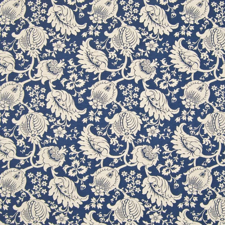 Camden Garden Admiral  by Kasmir Fabric See sample 65% Rayon
35% Polyester
 USA 40,000 Wyzenbeek Double Rubs </p><p>Repeat: Horizontal: 14 1/8 inches and Vertical: 13 inches 54  - Fabric Carolina -